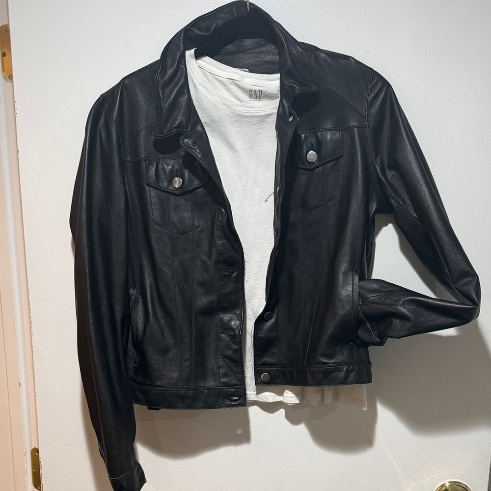 JAKETT NYC Alexa burnished leather jacket - Picture 9 of 16